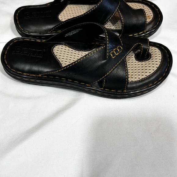 Born Leather Sandals Womens US7 European 38 100% Genuine Leather Upper - Picture 4 of 10
